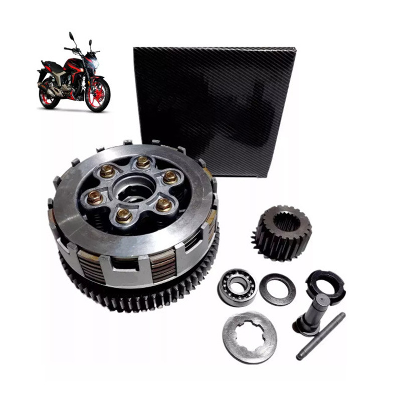 墨西哥美客多摩托车配件Tornado250c6柱6片70T完整离合器总成大鼓