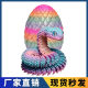 Cross-border 3D printing snake egg joint movable simulation decompression pendulum hand gift color decorations creative tide play