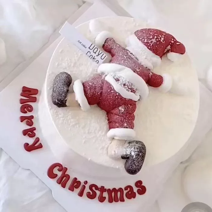 Ароматная рождественская выпечка украшение пожилой Merrychristmas мягкий клей выпечки десерт украшение на рождество