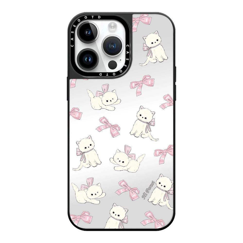 Коробка бантик котёнок Zhao Lusi в том же стиле, что 15Pro для Phone16ProMax Apple 14Pro Инфлюенсер