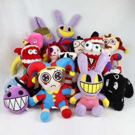 跨境新款毛绒玩具THE AMAZING DIGITAL CIRCUS数字马戏团动画小丑
