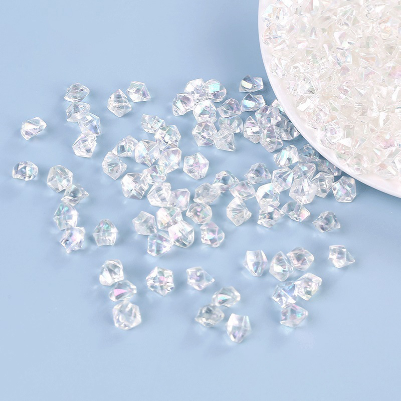 Factory direct supply AB color special-shaped ice crystal stone color diamond acrylic bare stone porcelain Crystal painting accessories Factory direct supply AB color special-shaped ice crystal stone color diamond acrylic bare stone porcelain Crystal painting accessories