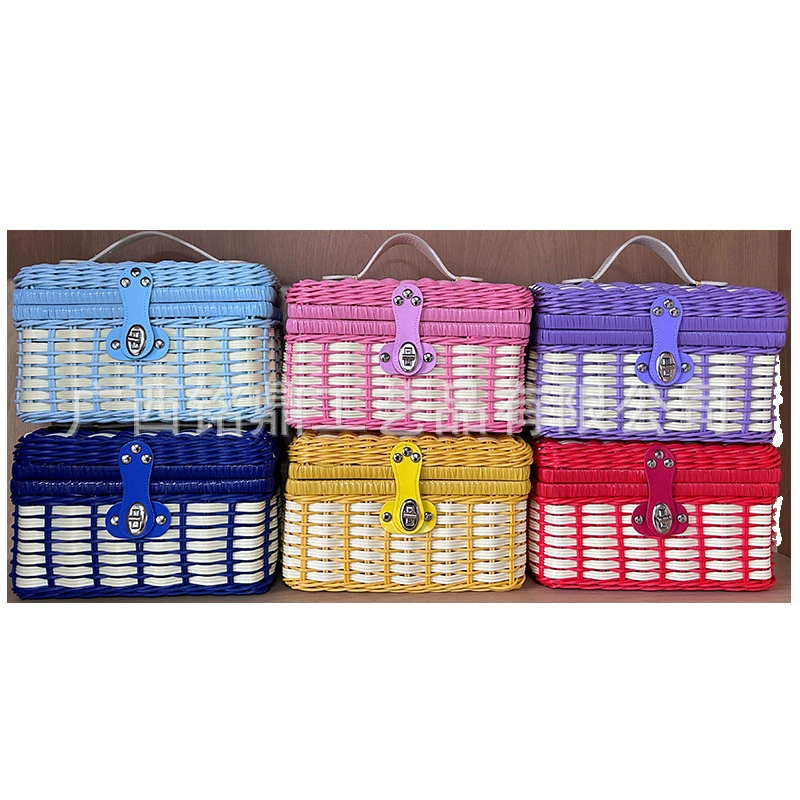 Новый продукт Цветная Богиня Фестиваль Детская корзина из ротанга