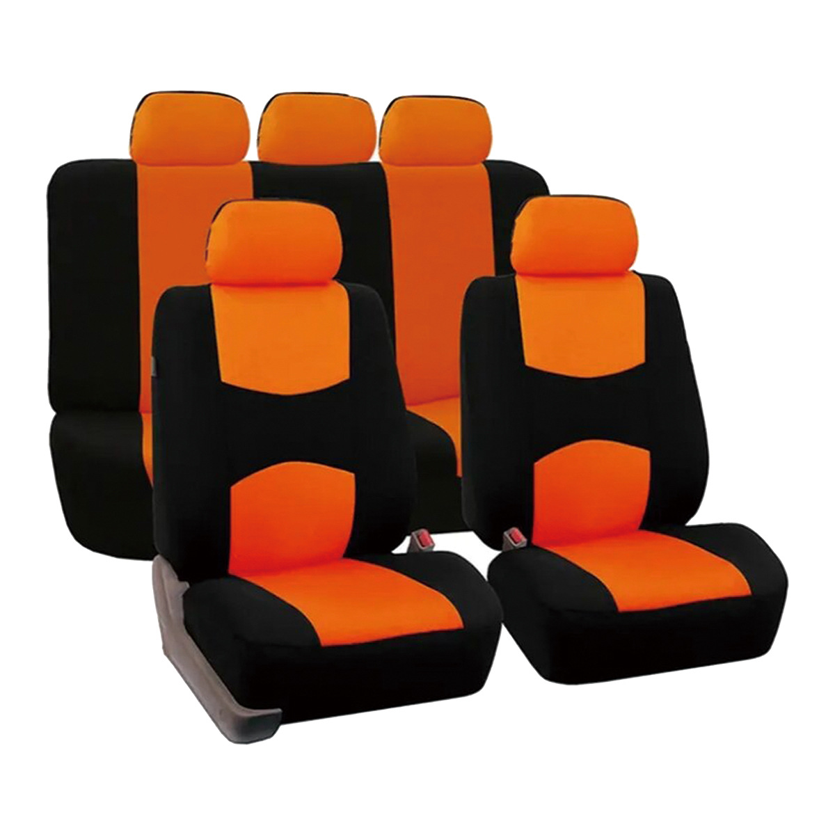 Cross-Border Hot-Selling Mexican, European, and American Foreign Trade Universal Car Seat Cover Set, 9-Piece Flat Set, All-Season Universal Seat Cushion Cover