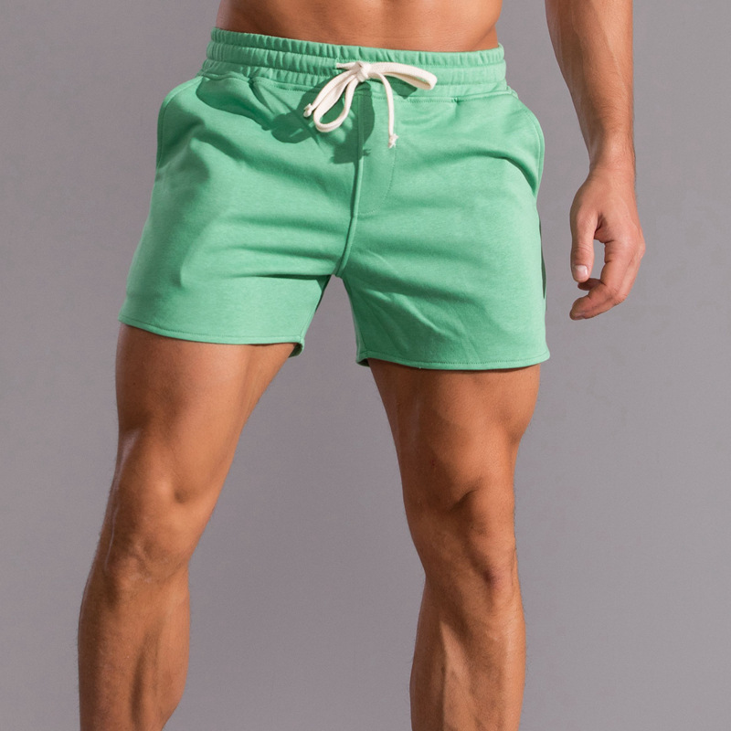 Cotton Sports Shorts for Men, Gym Running Shorts, Large Size Trendy Men's Casual Shorts, Mid-Length Shorts Cotton Sports Shorts for Men, Gym Running Shorts, Large Size Trendy Men's Casual Shorts, Mid-Length Shorts
