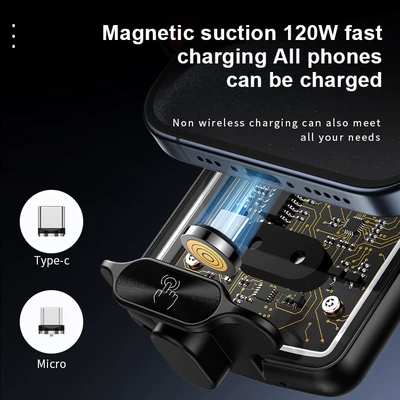 Navigation Magnetic Fast Charging Modified | Car phone holder