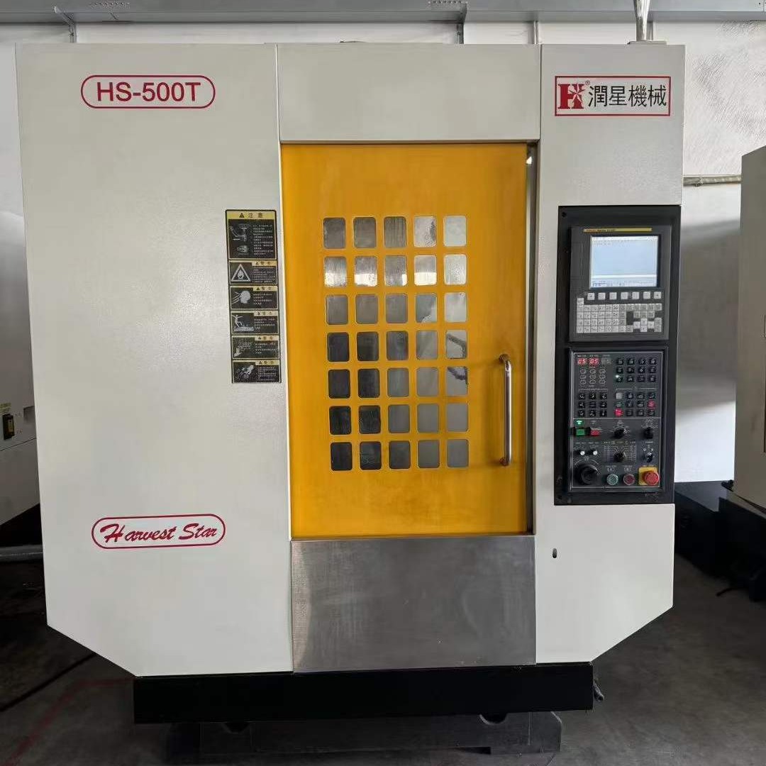 转让二手润星HS-500T钻攻中心16把伺服刀库发那科Oi-MF系统