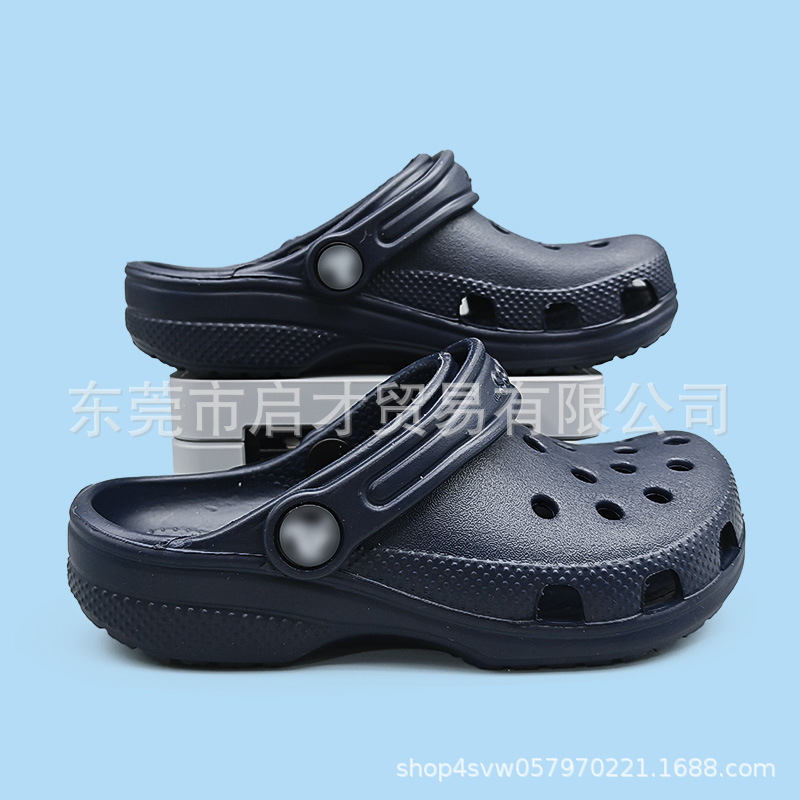 Cruz de niños pequeñas estrellas agujero zapatos de playa clásicos al aire libre logo hueco sandalias 10126