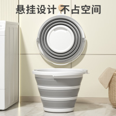 メーカー卸売ポータブル折りたたみバケツプラスチック車載バケツ子供屋外旅行多機能家庭用バケツ