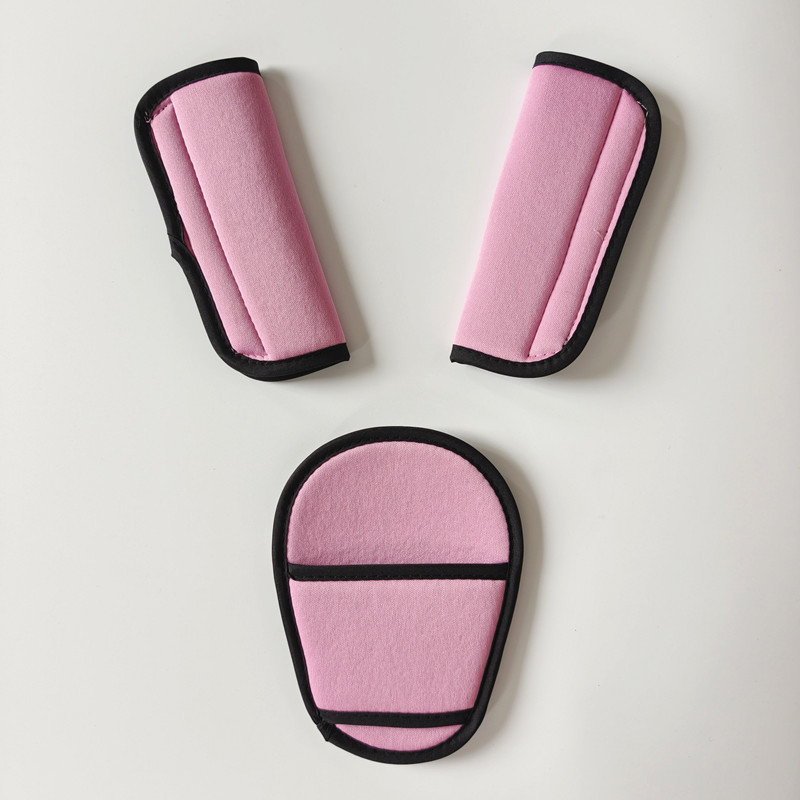Cross-Border Children's Car Safety Seat Seat Belt Shoulder Pad Baby Stroller Shoulder Cover Front Crotch Cover Stroller Protective Cover