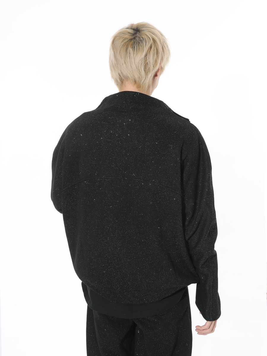 Mtlclothes ropa de Hombre | 2024 primavera nuevos deportes estilo casual media cremallera diseño suéter traje