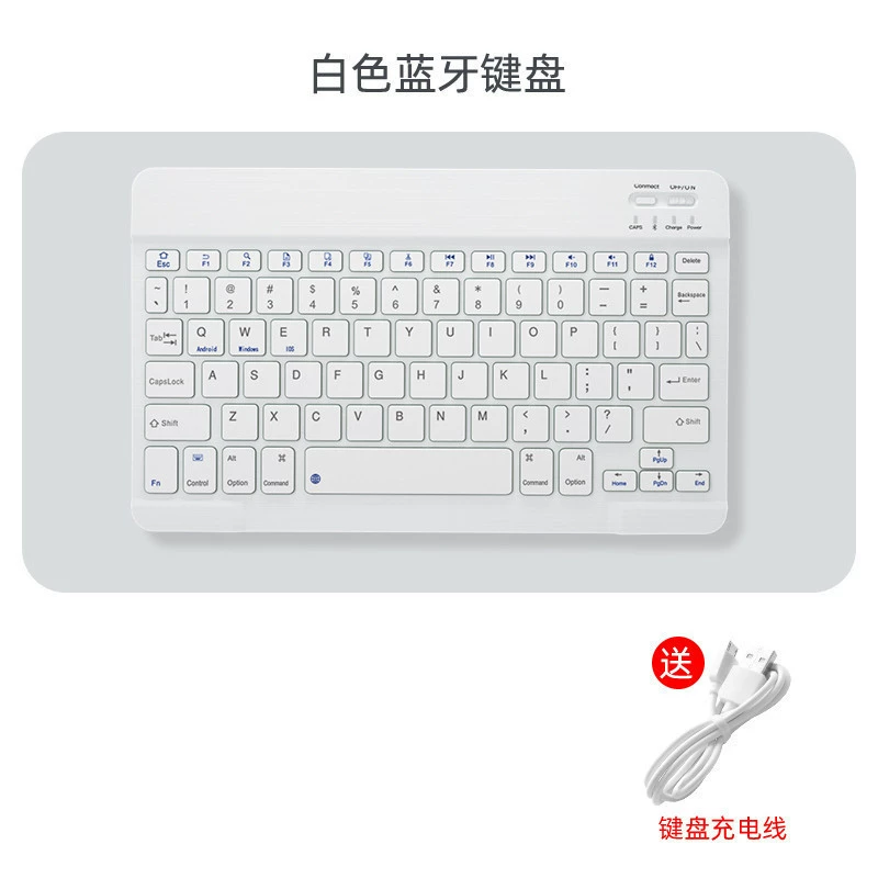 Keyboard, set, mute wireless mouse, tablet laptop, bluetooth