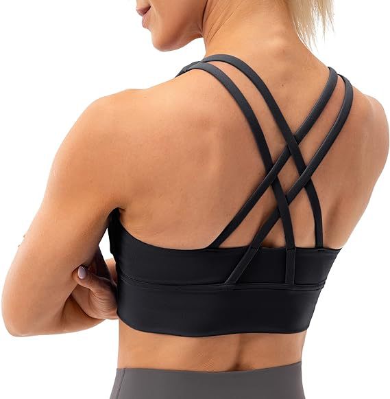 Chaleco de Yoga de alta resistencia de las mujeres Sujetador deportivo ropa interior fitness correr a prueba de golpes Cruz espalda desmontable pecho pad