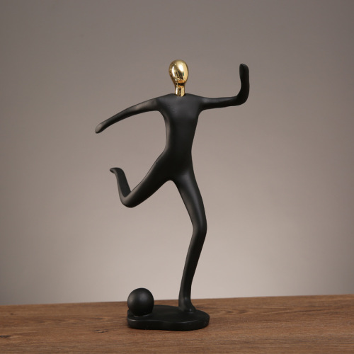 A drop-shipping resin sportsman arts and crafts display window wine cabinet art display photography props