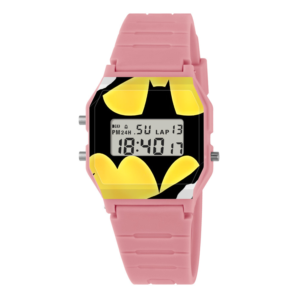Tendencia de estudiantes de secundaria cronometrador de dibujos animados relojes electrónicos alarma deportiva al aire libre nocturna relojes electrónicos al por mayor