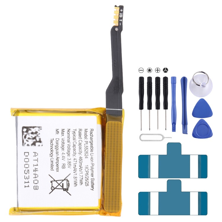 460Mah Pl552624 Replacement Battery for Huami Amazfit Gtr2/2E