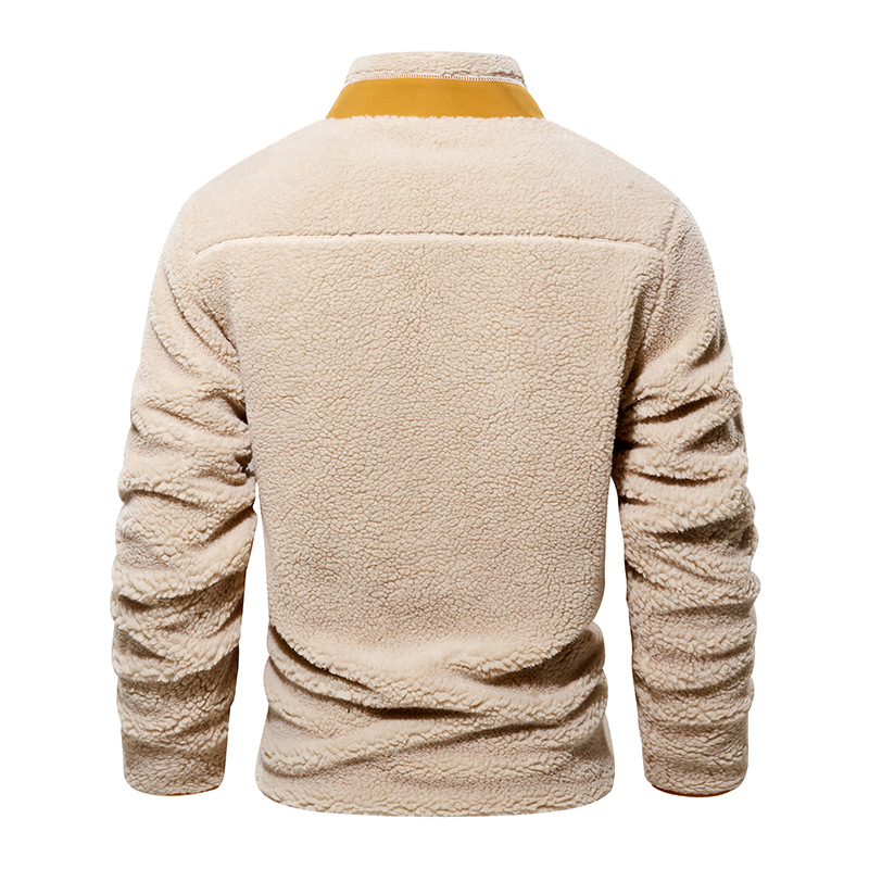 Giacca uomo in agnello casual e calda per l'inverno_voghion.com