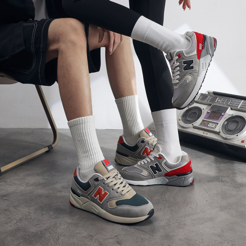 Primavera y otoño New Bailun Cool Running Classic 999 Series Calzado deportivo Calzado para hombre Pareja Todo fósforo Casual para hombre Calzado para correr Mujer