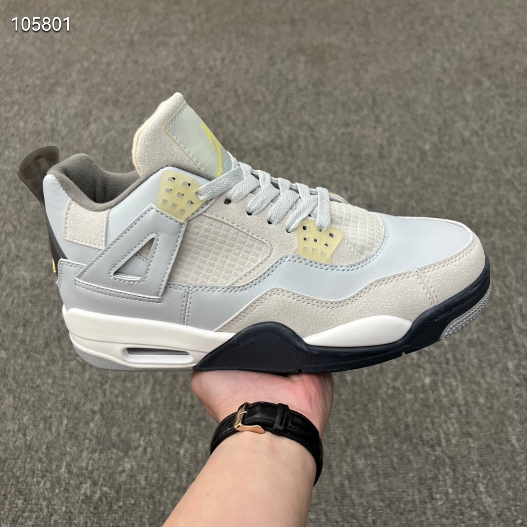 Zapatillas de Baloncesto de Caña Media AJ4 de Cuero, Transpirable y Antideslizante para Deporte image 27