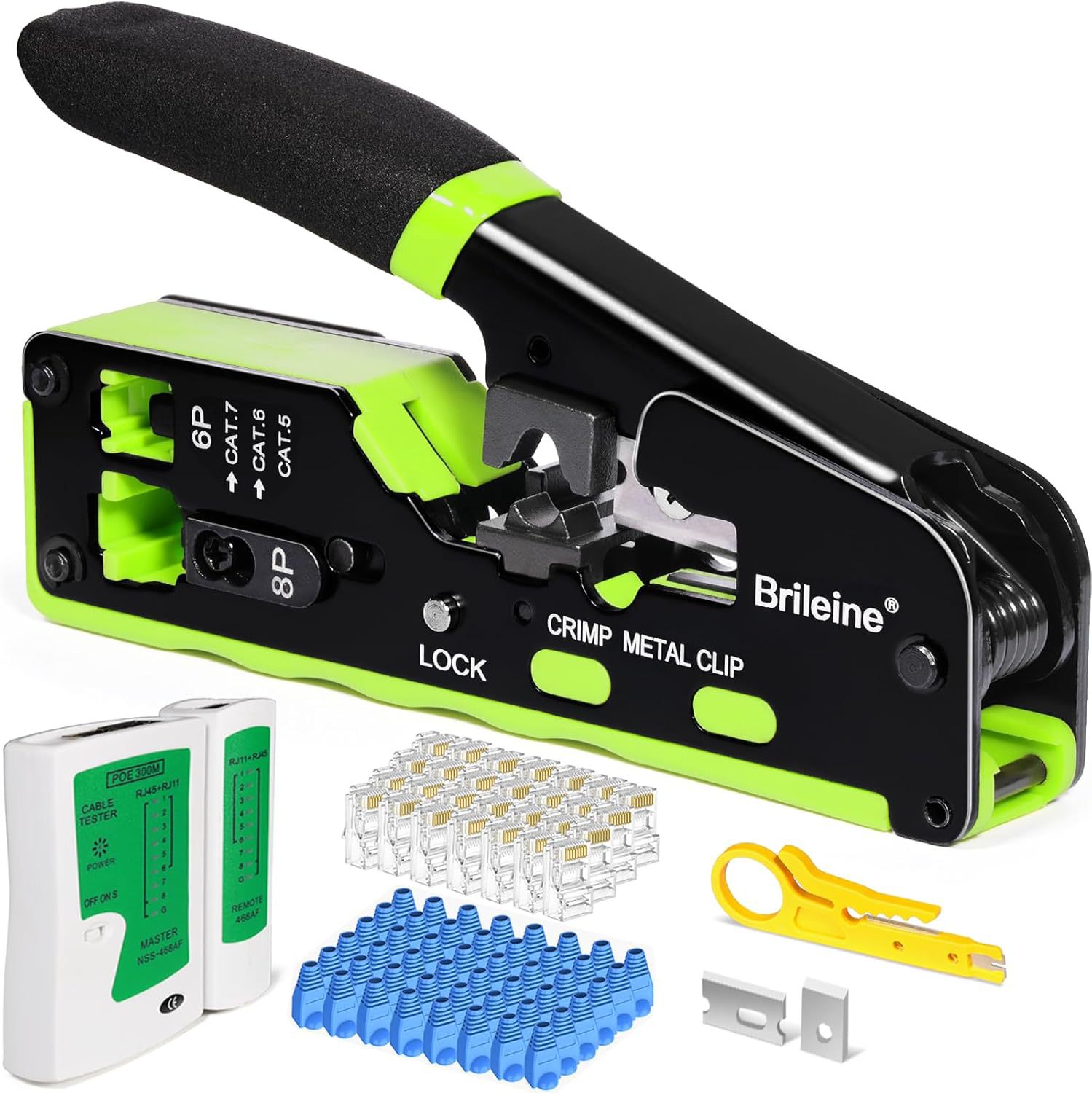 Traje de herramientas domésticas transfronterizas multi-función de red que prensa Alicates de alambre prueba de reparación hoja de desmontaje alicates de agua