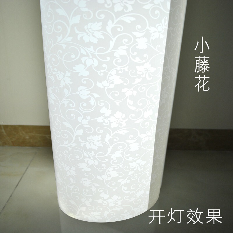 透光フィルムpvc羊皮紙中国式白色彫刻通路透かし彫り花格シール灯箱片ランプカバー材料|undefined