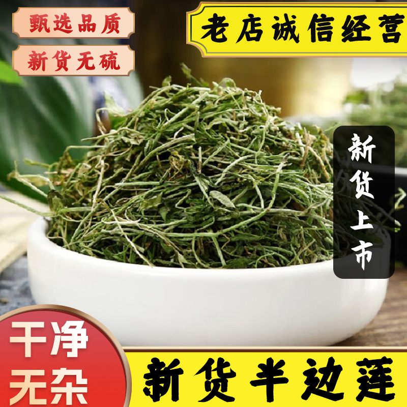 半边莲中药材半边莲中草药新鲜半边连干货半边花半边莲根茶蛇舌草