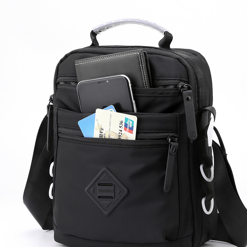 Nueva moda bolso de los hombres bolsa de negocios personalizada unisex pero stirring tendencia crossbody bolsa pequeña bolsa cuadrada