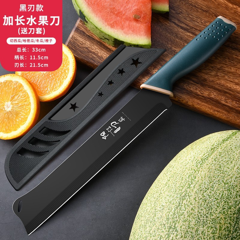 Acero inoxidable cortar rápida sandía multifuncional casero melón cortar cortador de bloques herramienta comercial de frutas de melón