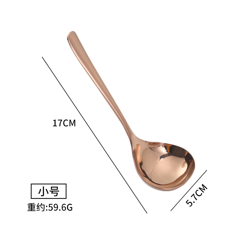 304 de acero inoxidable creativo en forma de corazón sopa cuchara engrosada sola olla caliente cuchara vajilla occidental cuchara pública se puede personalizar logo