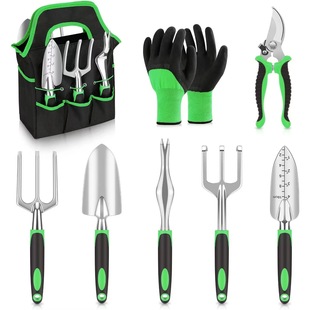 Gardening tools 8Garden Tool Sets gardening garden tools suit Amazon aluminum alloy shovel rake branch