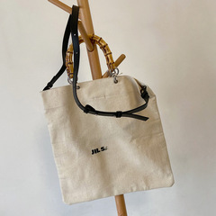Niuhu ニッチ JIL ALYXMM6 バッグ バンブー キャンバス バッグ トートバッグ ショルダー クロスボディバッグ メンズ レディース ショッピングバッグ