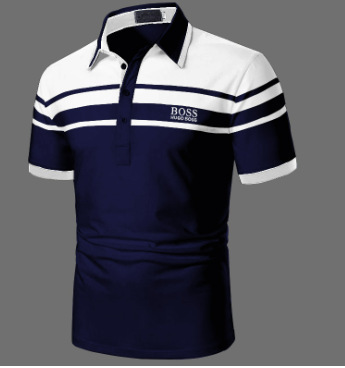 2024 nuevo Aliexpress transfronterizo verano delgado casual de manga corta cremallera estriada solapa camiseta camiseta polo