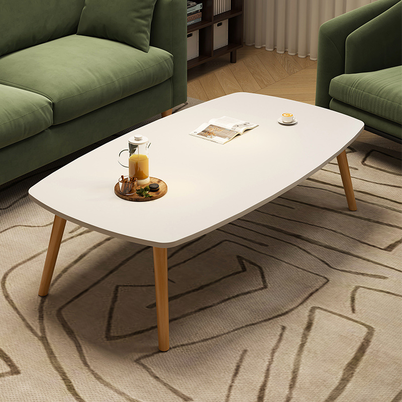 Tea Table for Living Room, Simple Modern Style for Rental Apartments, Minimalist Small Tea Table for Bedroom, Floor Seating, Small Apartment Balcony Table