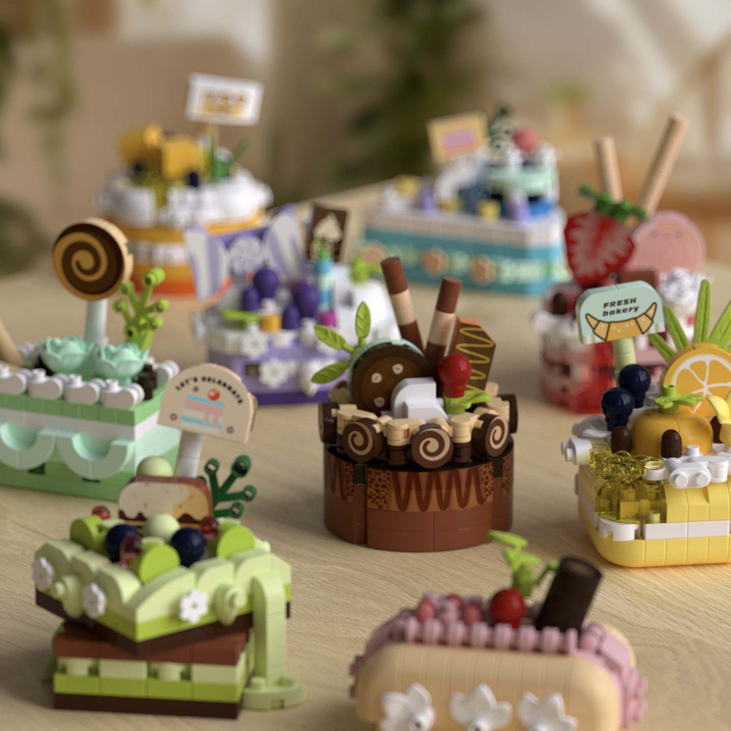 Chao Le Chuang Cartoon cute constructor, girl's gift
