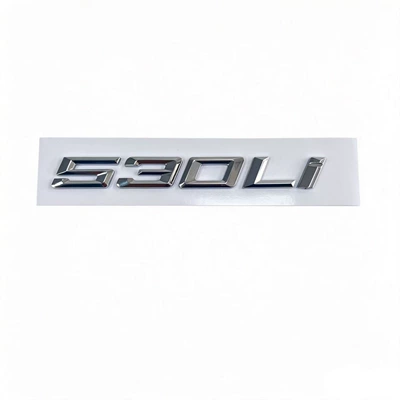 535Li letter emblems rear emblems – Car logo - 18-23-models-530li-original-car-silver-color