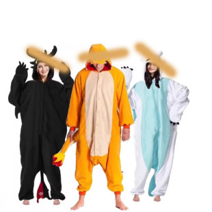 24 New Toothless Night Fury Adult Cartoon Cartoon Comic Pajamas Dragon Training COS Powder Salamander Cross-border Kigurumi