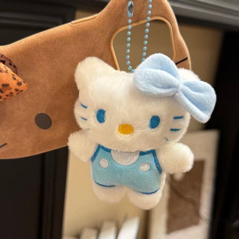 2025新款KT钥匙扣毛绒公仔挂件HelloKitty钥匙链挂饰包包挂件礼物|undefined