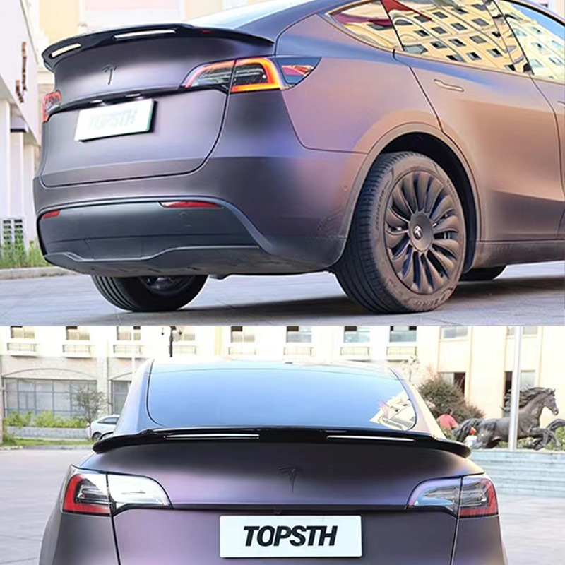Suitable for Tesla ModelY front lip side skirt rear lip tail shutter leaf plate air knife front bar air knife