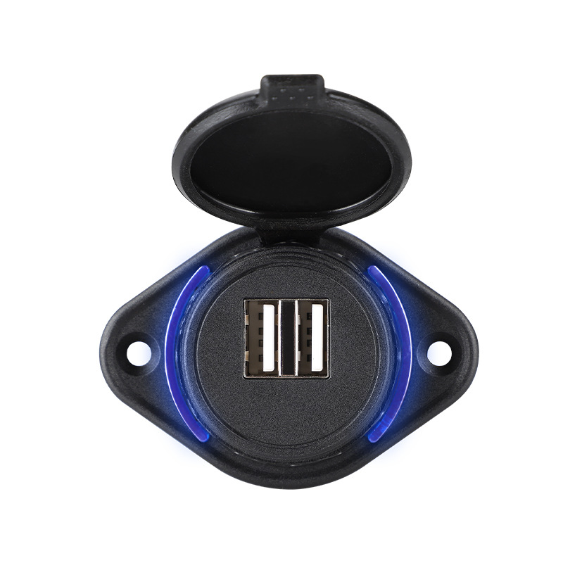Asiento de masaje al por mayor transfronterizo, transporte público, autobús, automóvil, accesorios para vehículos recreativos, cargador de teléfono móvil modificado, doble usb image 11