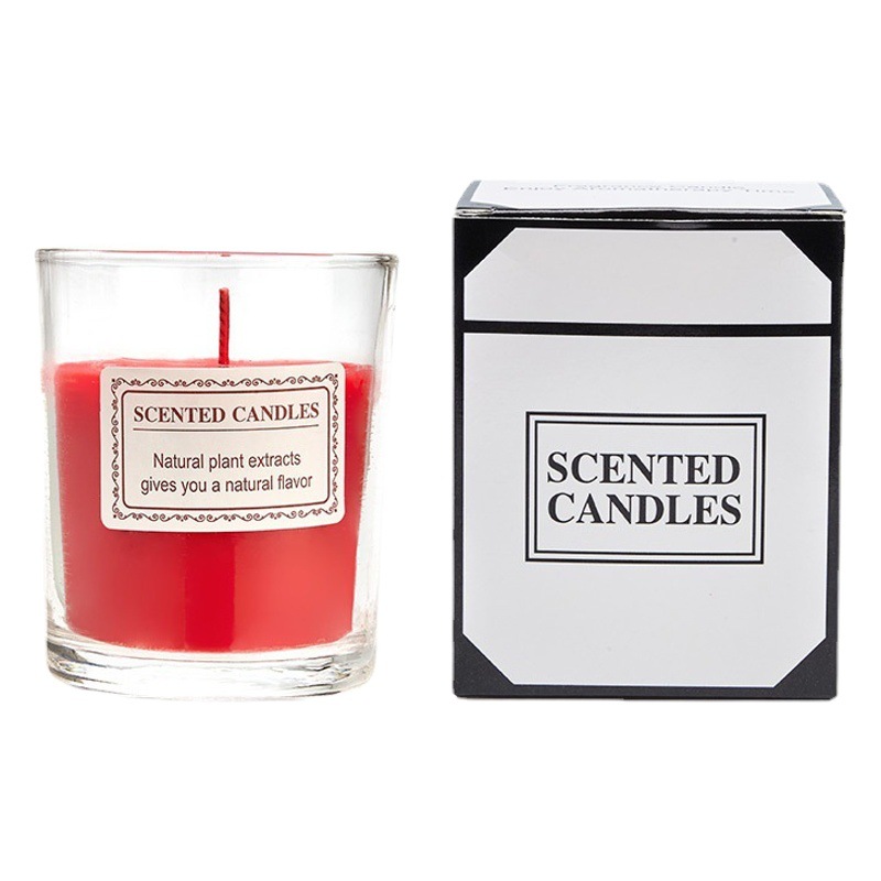 Vela de aromaterapia de vidrio de color hecho a mano al por mayor grande creativo de estilo europeo vela perfumada libre de humo transfronterizo Amazon