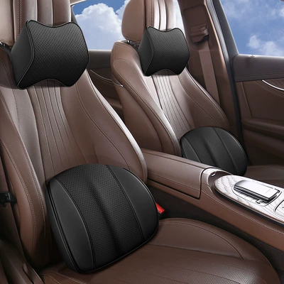 Seat Cushion Leather Back Cushion | Headrest