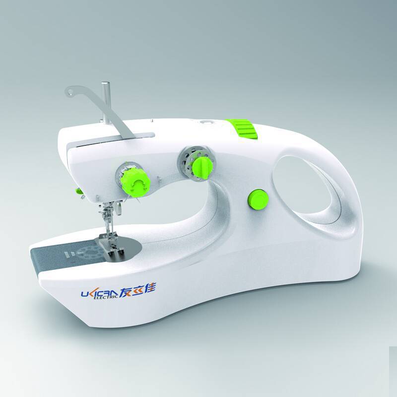 Nuevos fabricantes de productos Máquina de coser SM-207 Mini portátil de mano Máquina de coser eléctrica portátil de dos hilos