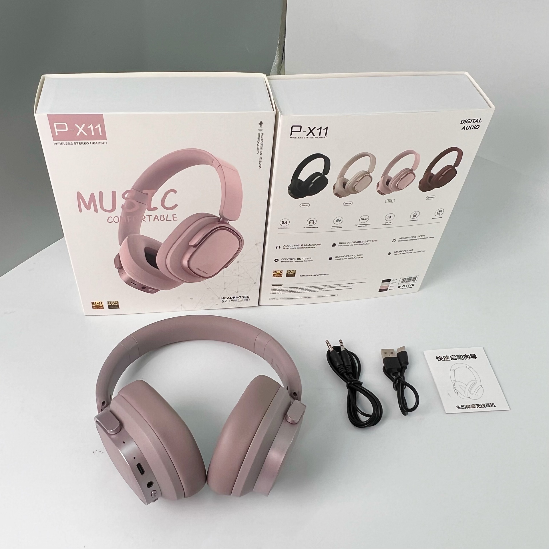 Retro nuevo producto activo reducción de ruido auriculares Bluetooth inalámbricos graves todo incluido fabricantes de auriculares al por mayor transfronterizos