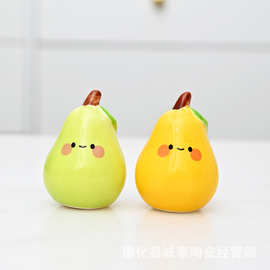 网红转转配件可爱鸭梨摆件文创工艺品萌趣鸭梨地摊摆摊旅游纪念品