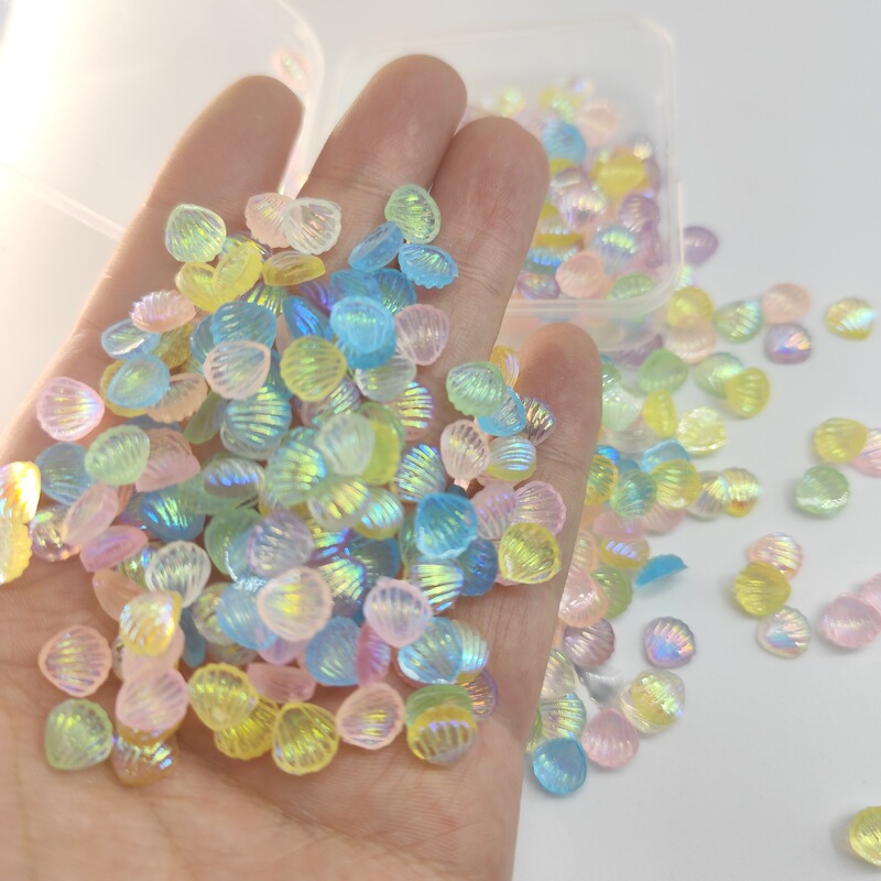 Internet Celebrant Hot Selling Colorful Aurora Aurora Simulation Undersea Shell Nail Art Jewelry Handmade DIY Wear Nail Drill Internet Celebrant Hot Selling Colorful Aurora Aurora Simulation Undersea Shell Nail Art Jewelry Handmade DIY Wear Nail Drill