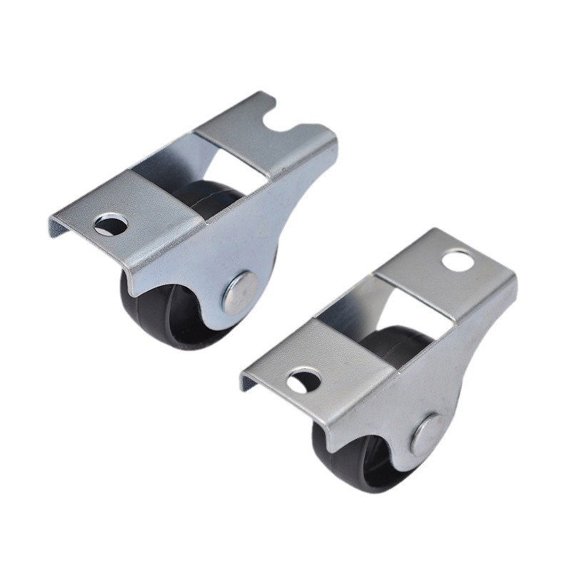 Mute pequeña cama inferior tatami cajón polea gabinete rueda rodillo universal rueda de goma direccional