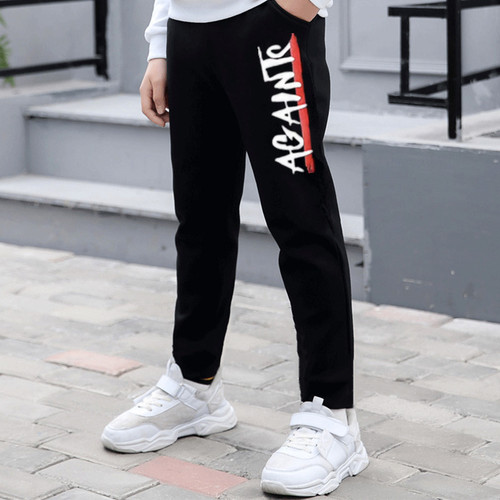Children's pants for both boys and girls, summer and spring thin elastic pants, mosquito-proof leisure pants for boys and girls.