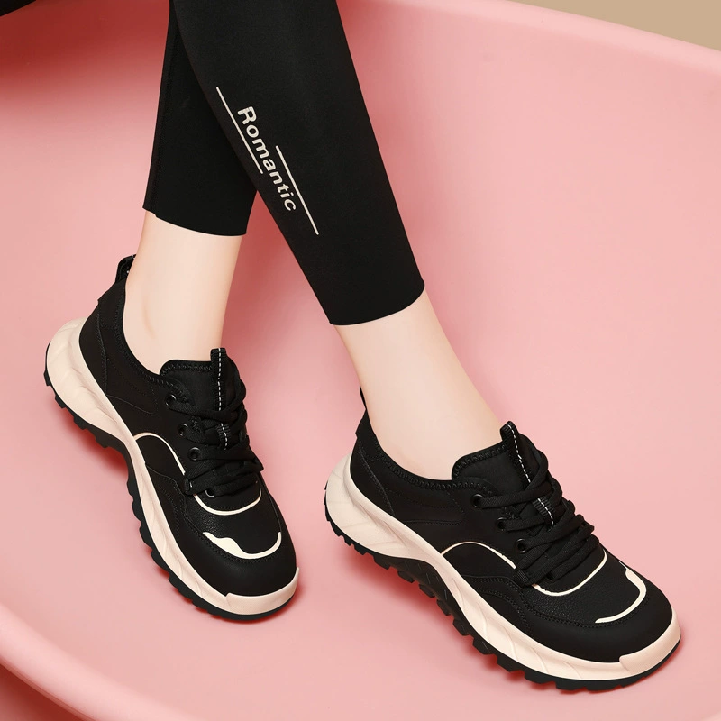 Повседневная спортивная обувь на мягкой подошве, осень 2024, новые удобные кроссовки на толстой подошве, легкая прогулочная дорожная обувь