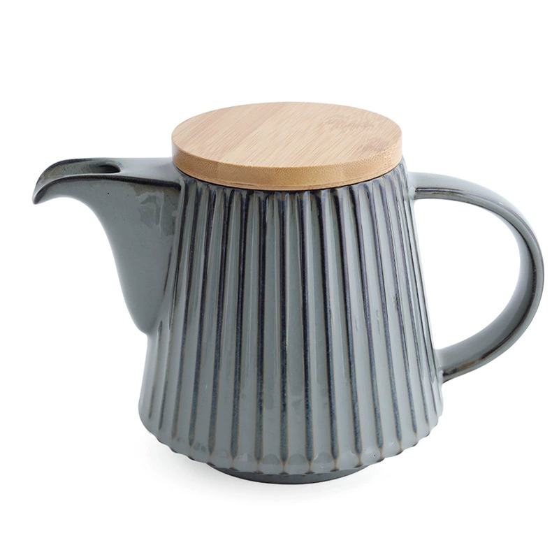 Ceramic retro teapot, set, capacious Japanese ceramics, tea cup for home use