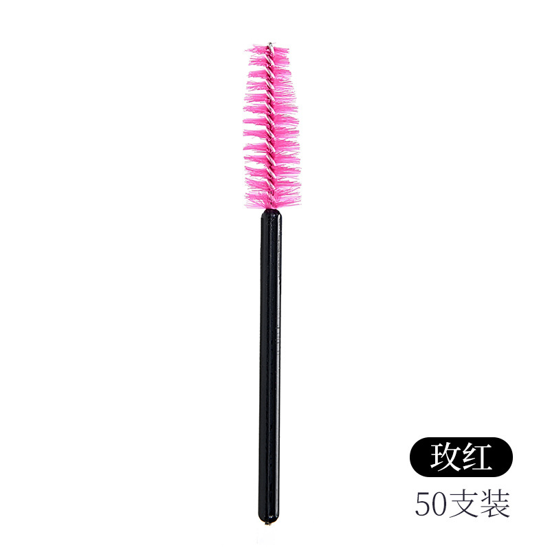 Nuevo cepillo de pestañas de cristal cepillo de cejas de pestañas espiral cepillo de cejas multicolor mini peine maquillaje maquillaje belleza
